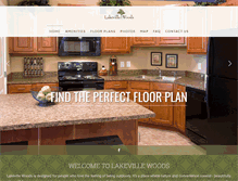 Tablet Screenshot of lakevillewoods.com